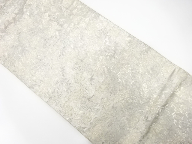 アンティーク　鳳凰に桐模様織り出し袋帯（材料）